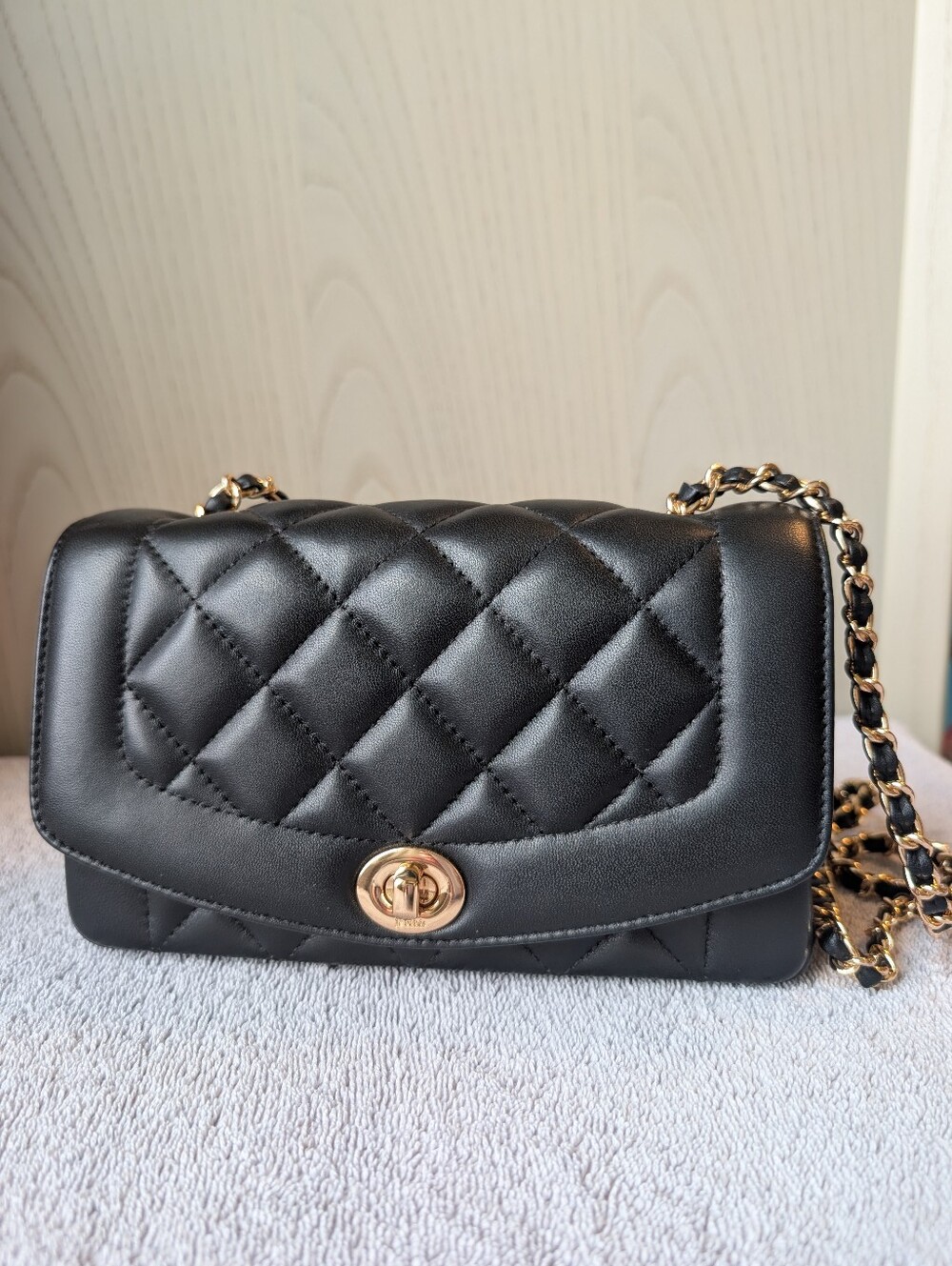 Lambskin Dianna Bag Quilted Leather